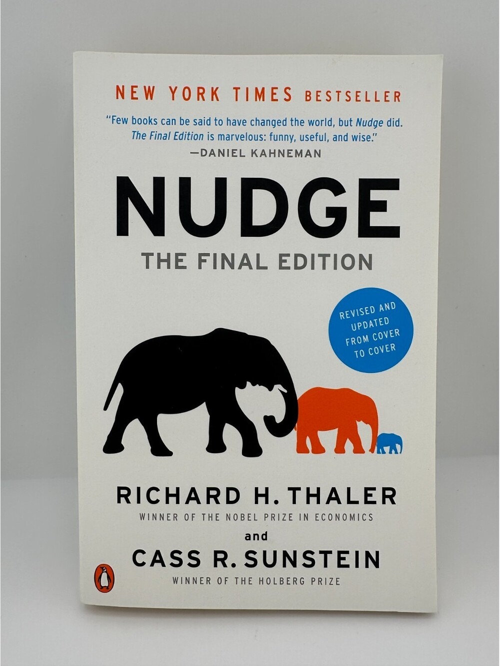Nudge Final Edition Thaler Sunstein NEW Behavioral Economics